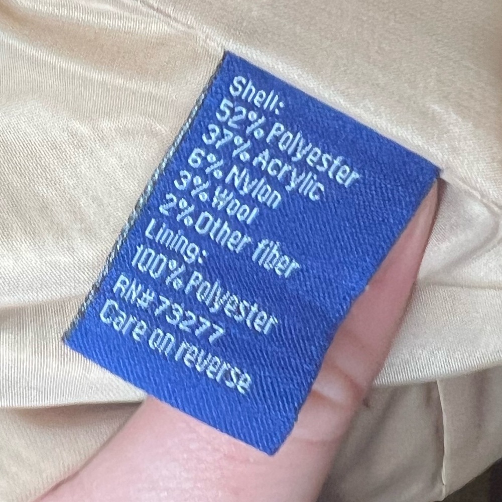 Apt9 Beige Single Button Coat - image 6